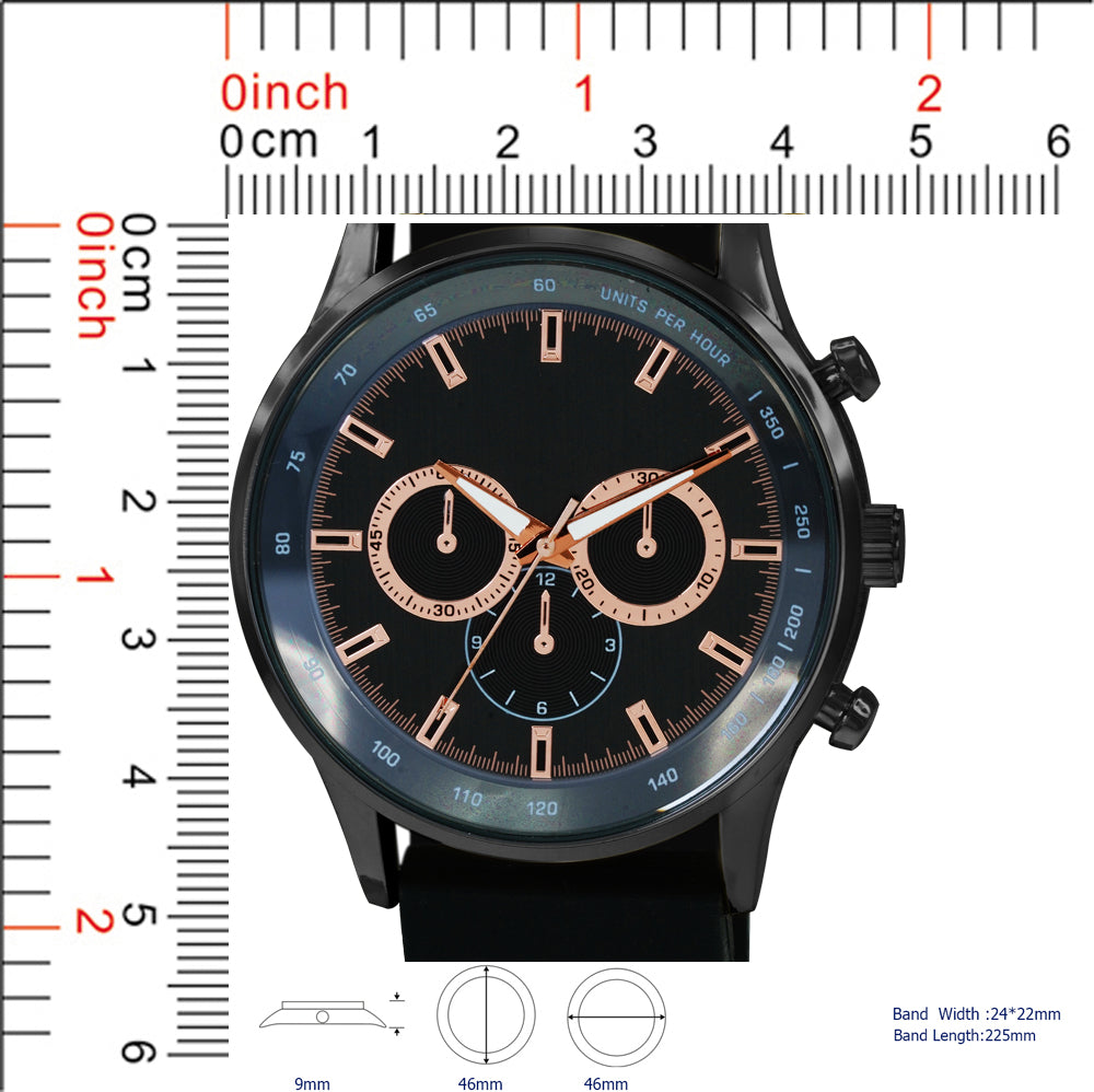 4671-B8 - Prepacked Silicon Band Watch