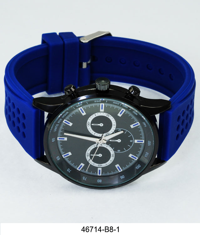 4671-B8 - Prepacked Silicon Band Watch