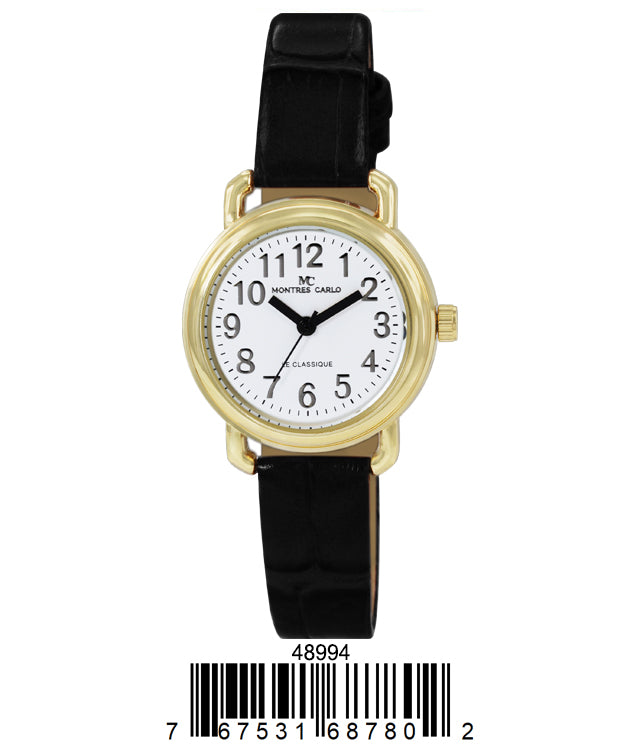 4899 - Reloj con correa de cuero vegano