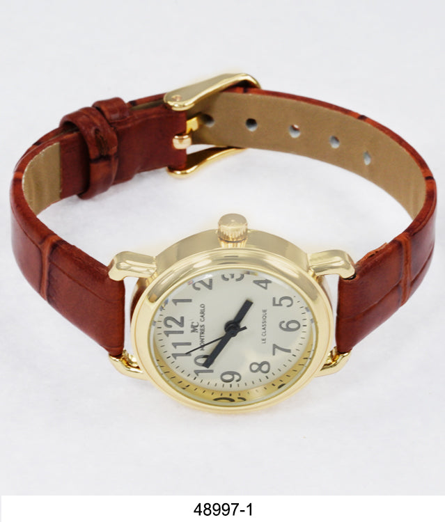 4899 - Vegan Leather Band Watch