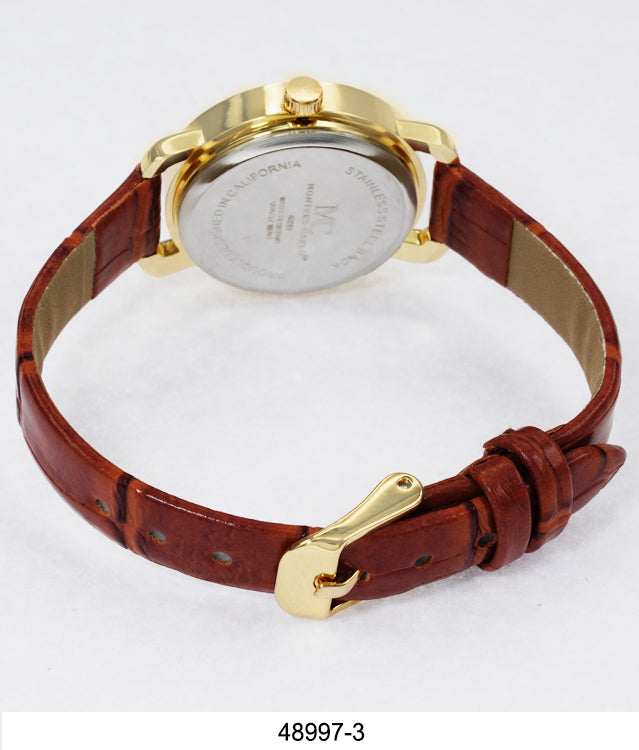 4899 - Vegan Leather Band Watch