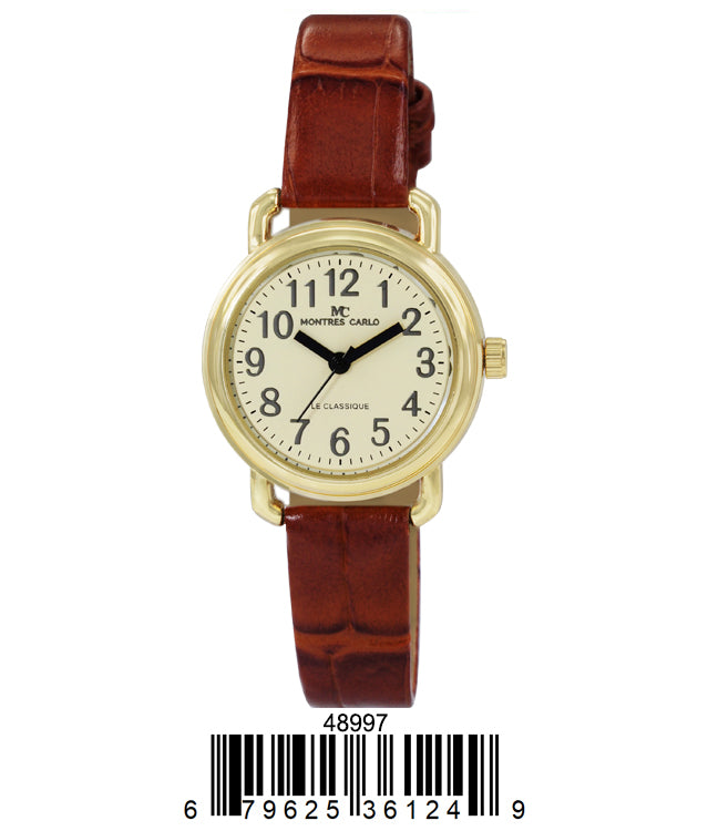 4899 - Vegan Leather Band Watch