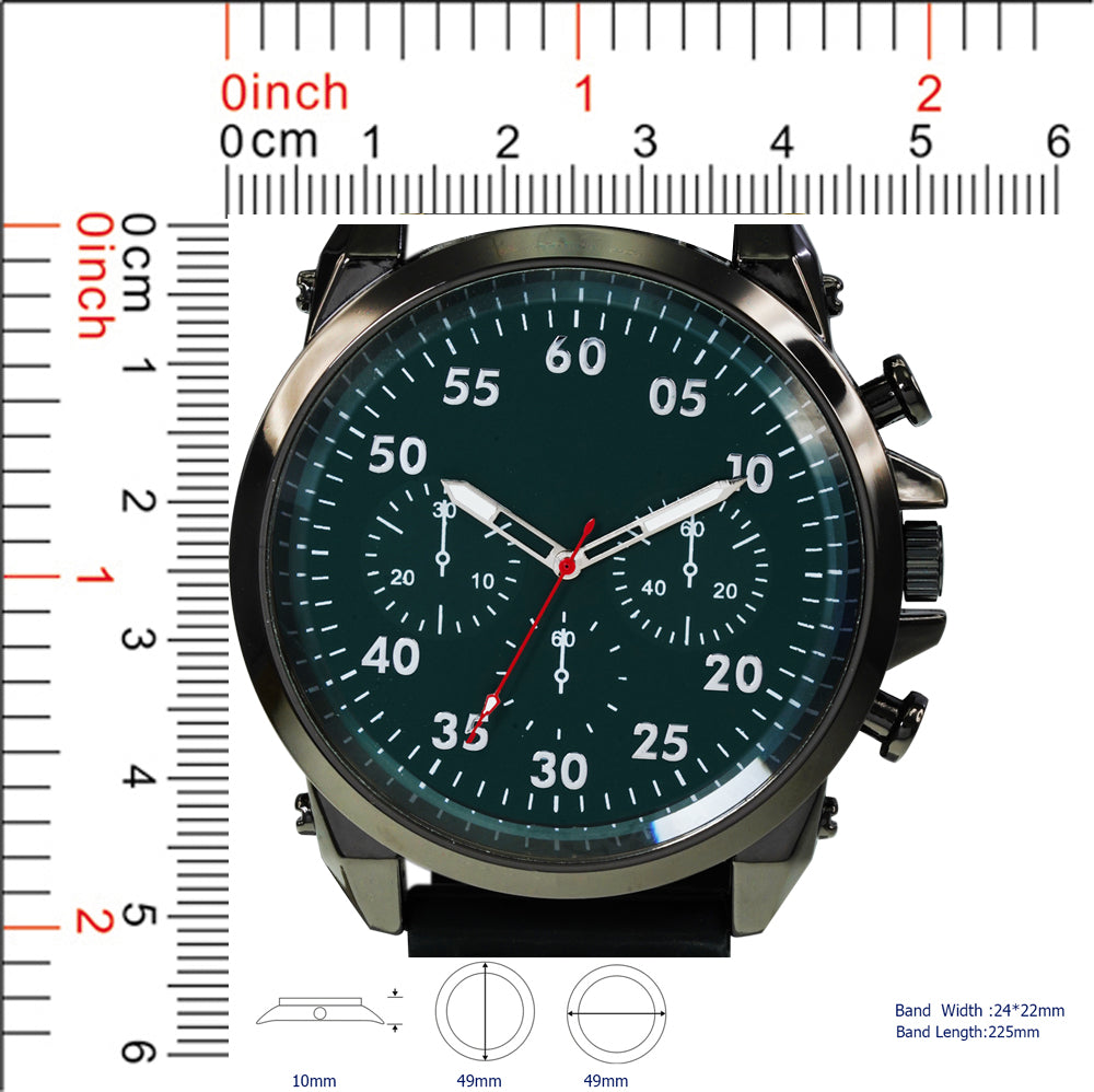 5179-B8 - Prepacked Silicon Band Watch