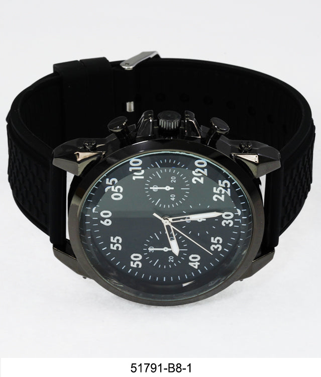 5179-B8 - Prepacked Silicon Band Watch