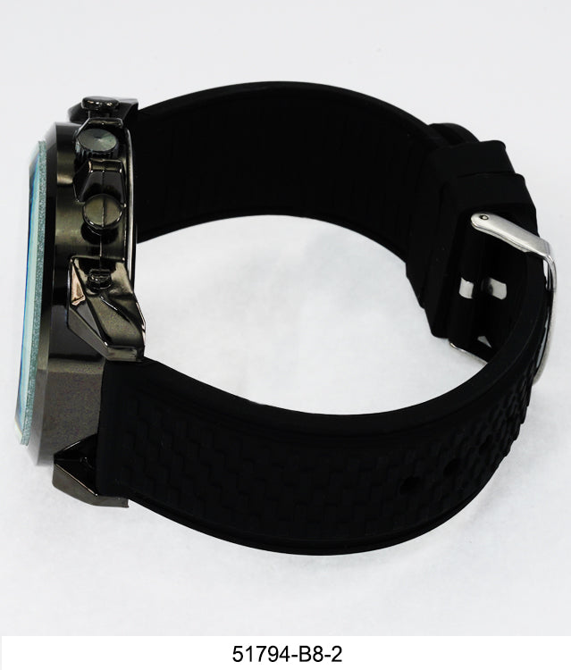 5179-B8 - Prepacked Silicon Band Watch