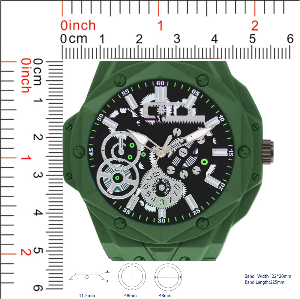 5281 - Reloj con correa de silicona