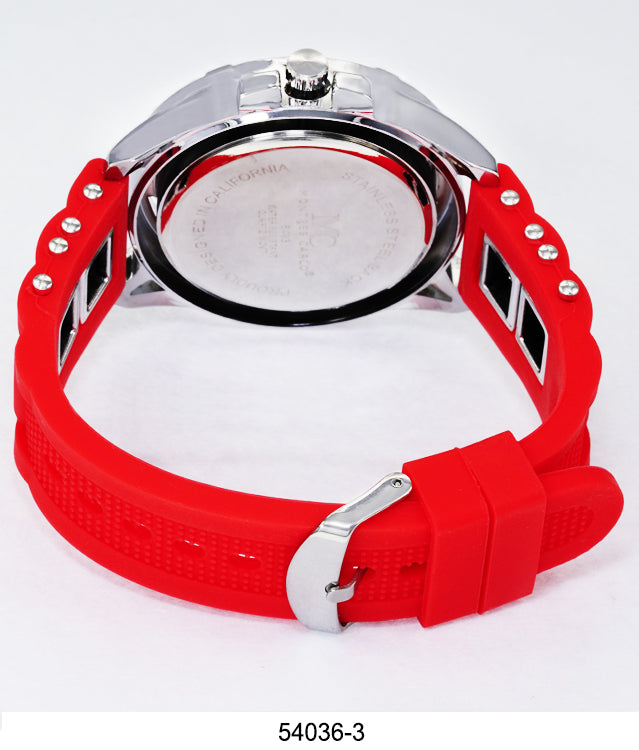 5403-Montres Carlo Watch with Silicone Band