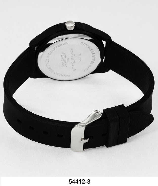 5441-Montres Carlo Silicon Band Watch