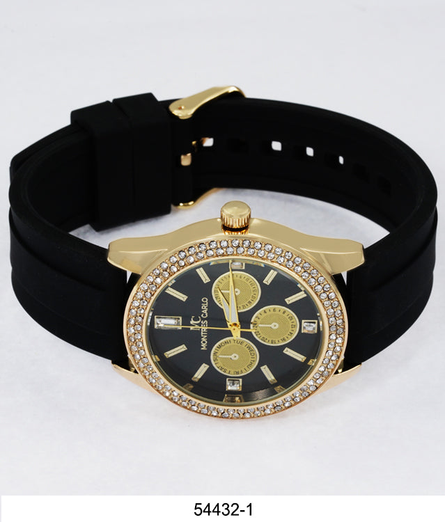 5443-Montres Carlo Silicon Band Watch – AkzanWholesale