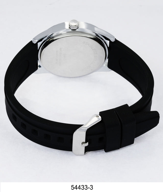 5443-Montres Carlo Silicon Band Watch