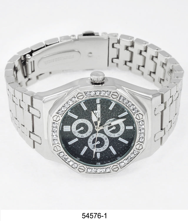 5457-Montres Carlo Metal Band Watch