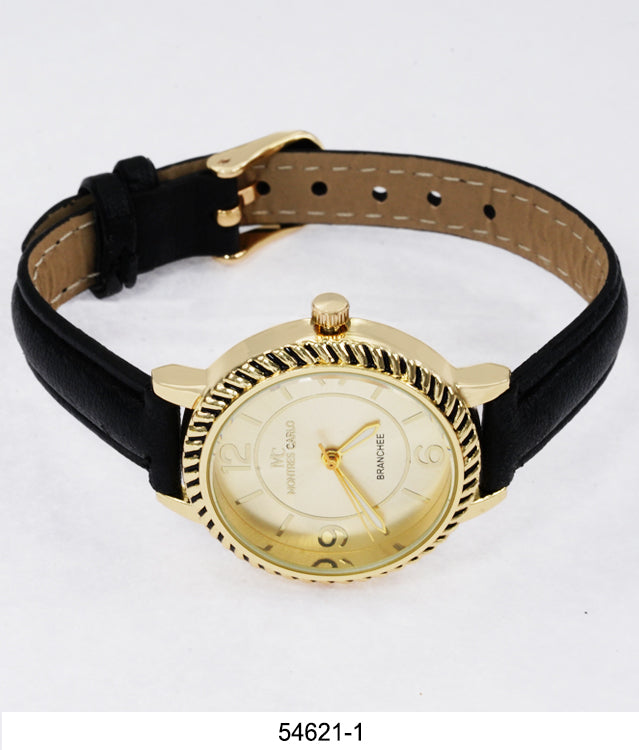 5462 - Vegan Leather Band Watch