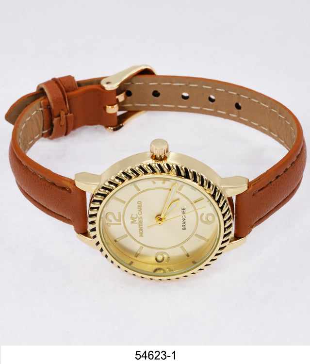 5462 - Vegan Leather Band Watch