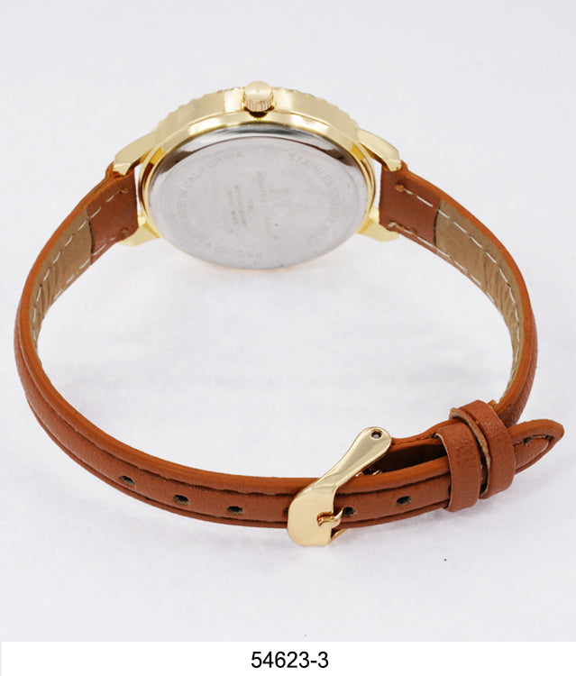 5462 - Vegan Leather Band Watch