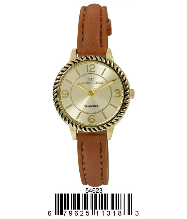 5462 - Vegan Leather Band Watch