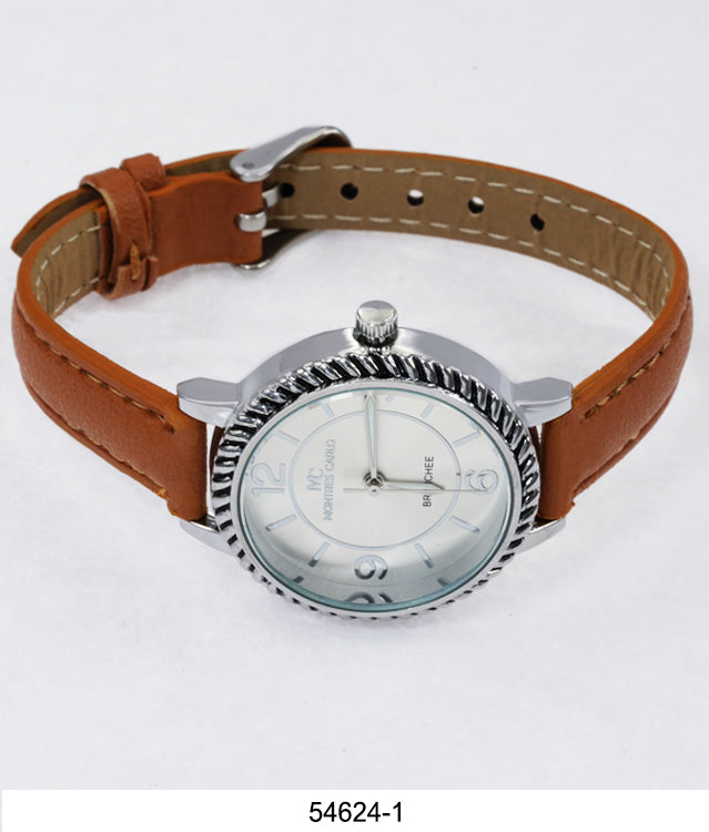 5462 - Vegan Leather Band Watch