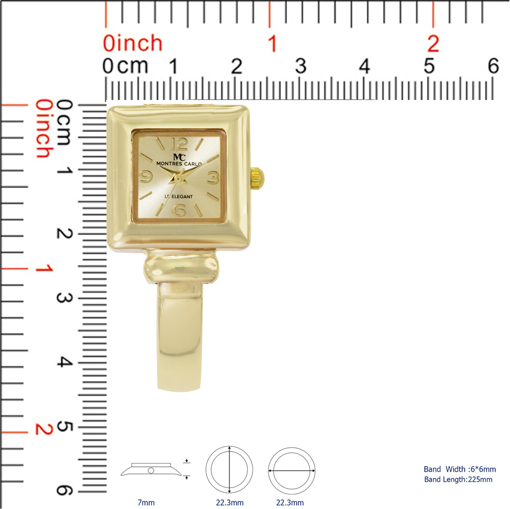 5475-Montres Carlo Bangle Watch