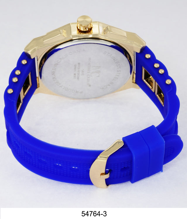 5476-Montres Carlo Silicon Band Watch