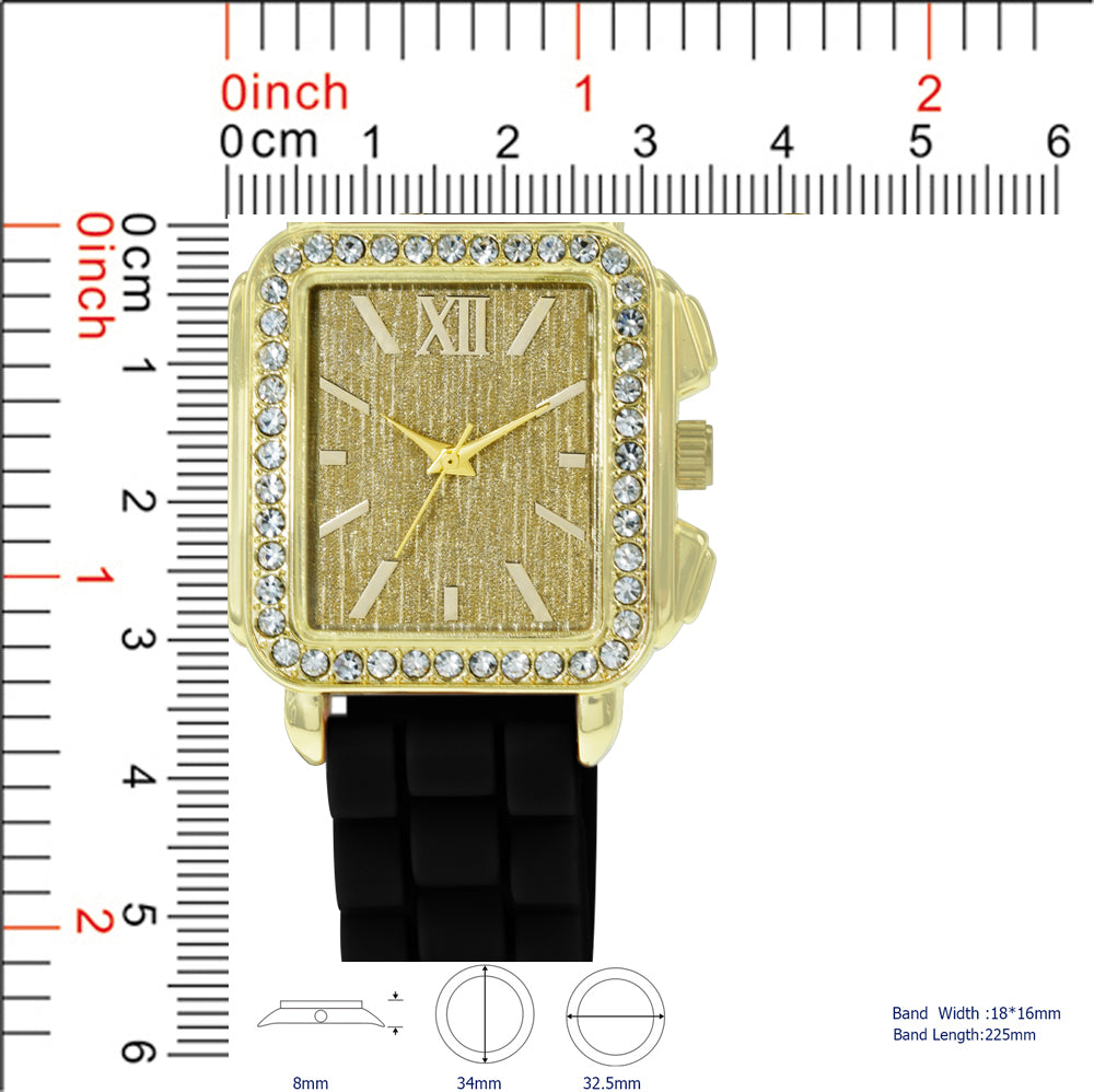 5507 - Silicon band watch Gift Box Edition