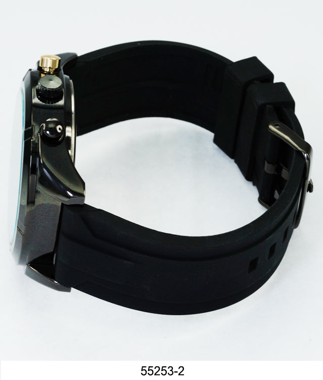 5525-Montres Carlo Silicon Band Watch