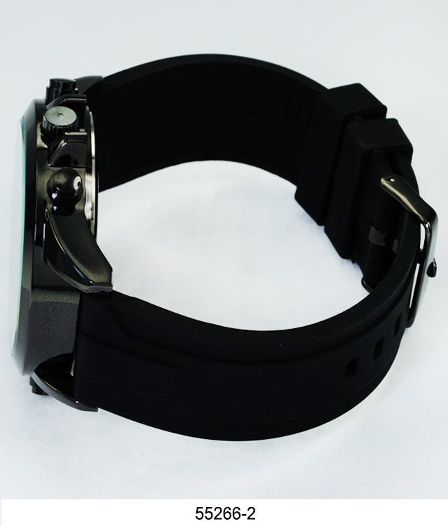 5526-Montres Carlo Silicon Band Watch