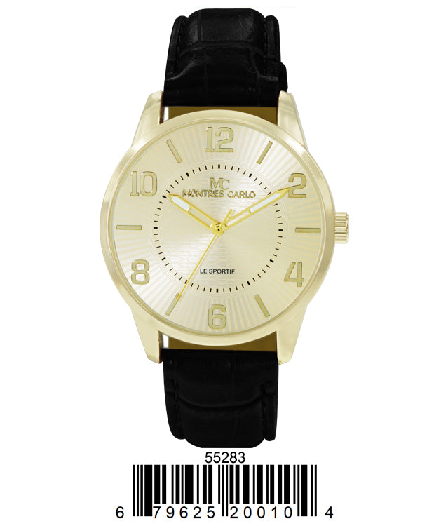 5528 - Vegan Leather Band Watch