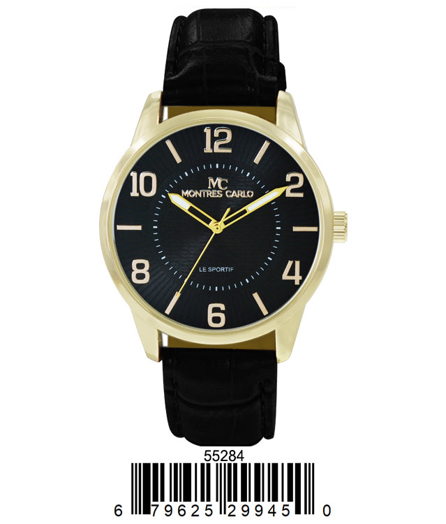 5528 - Vegan Leather Band Watch