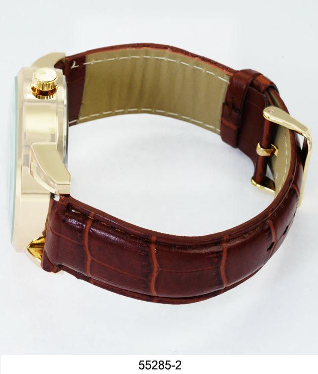 5528 - Vegan Leather Band Watch