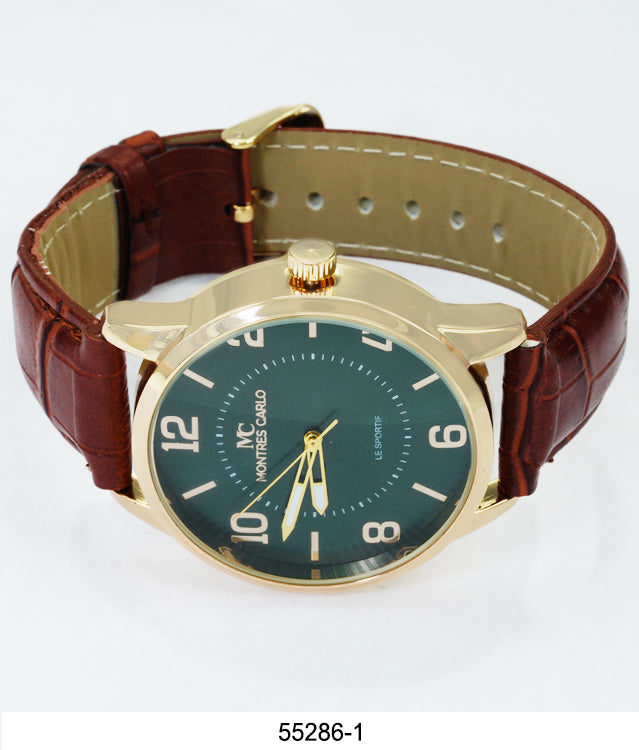 5528 - Vegan Leather Band Watch