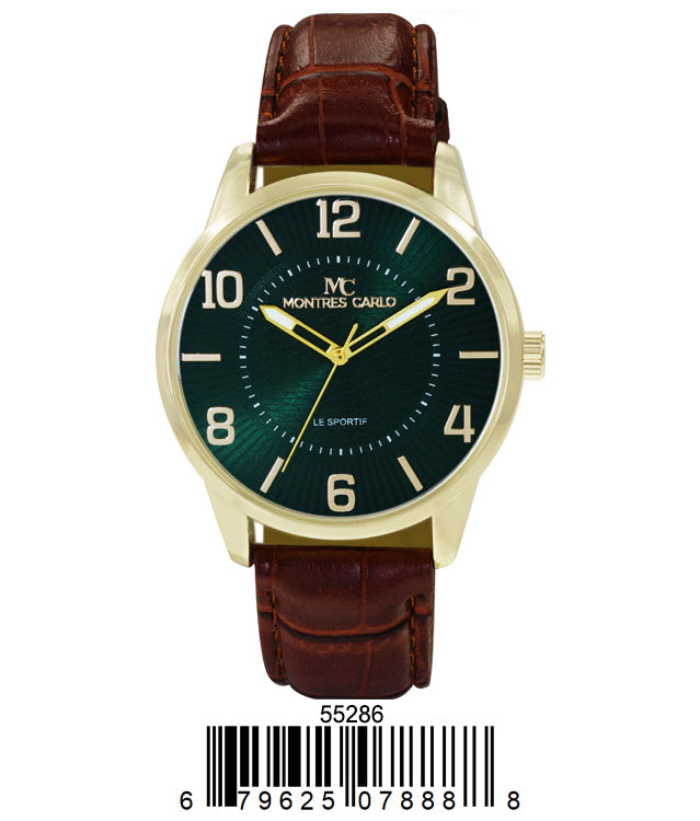 5528 - Vegan Leather Band Watch