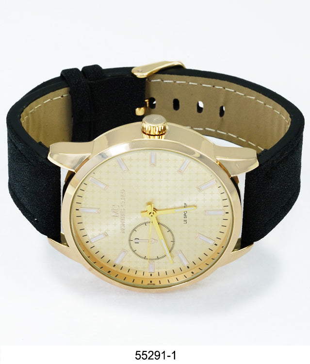 5529 - Vegan Leather Band Watch