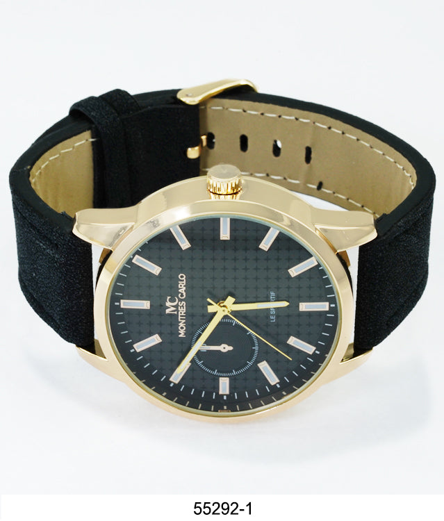 5529 - Vegan Leather Band Watch