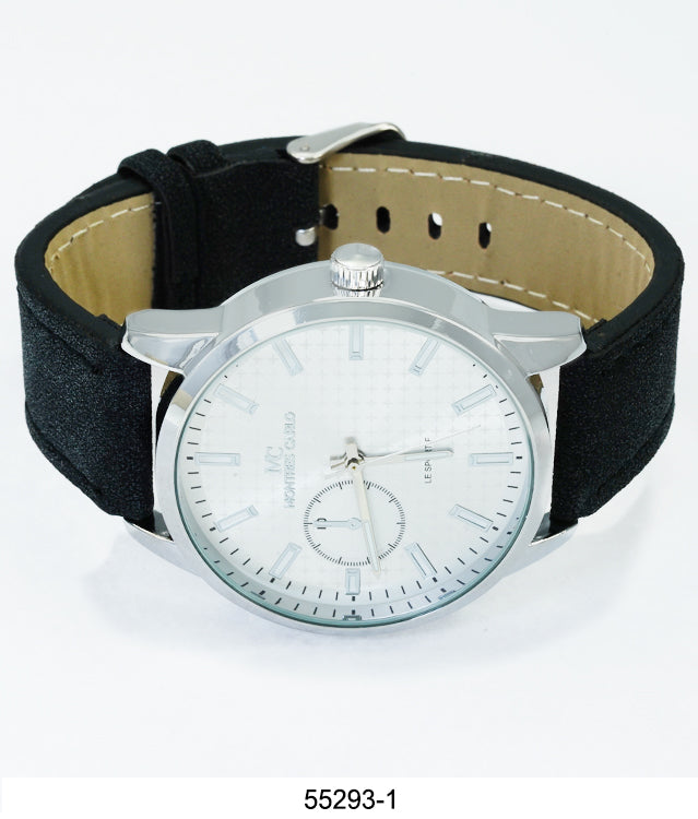 5529 - Vegan Leather Band Watch