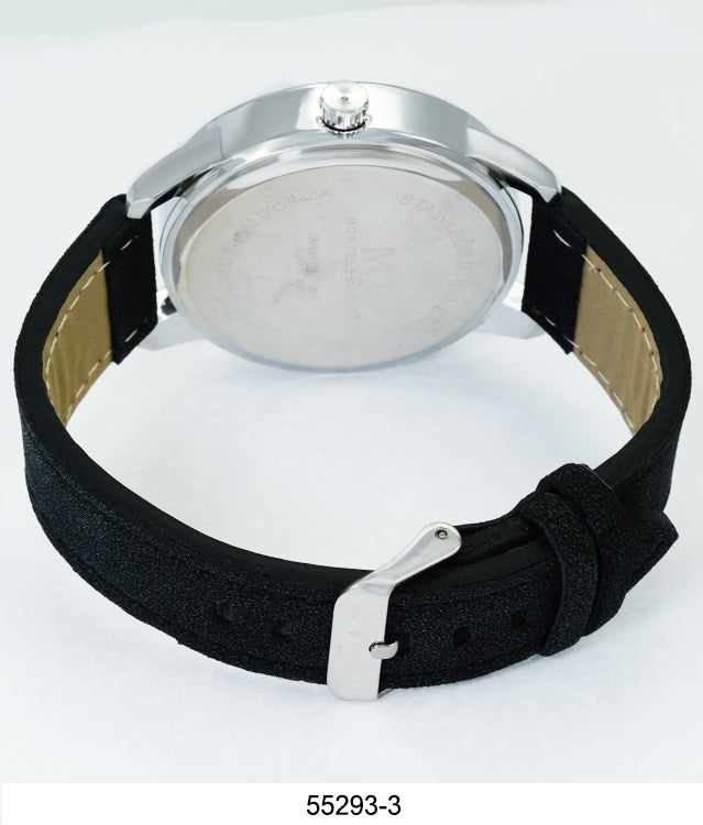 5529 - Vegan Leather Band Watch