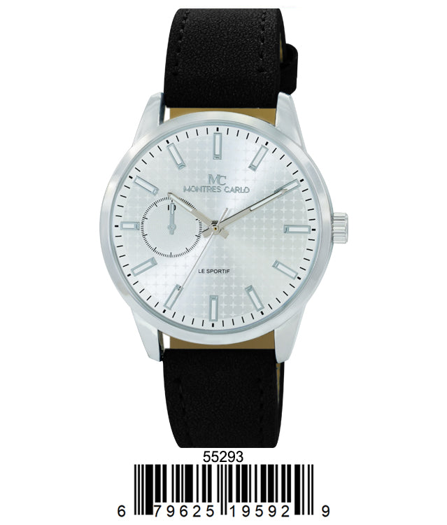 5529 - Vegan Leather Band Watch