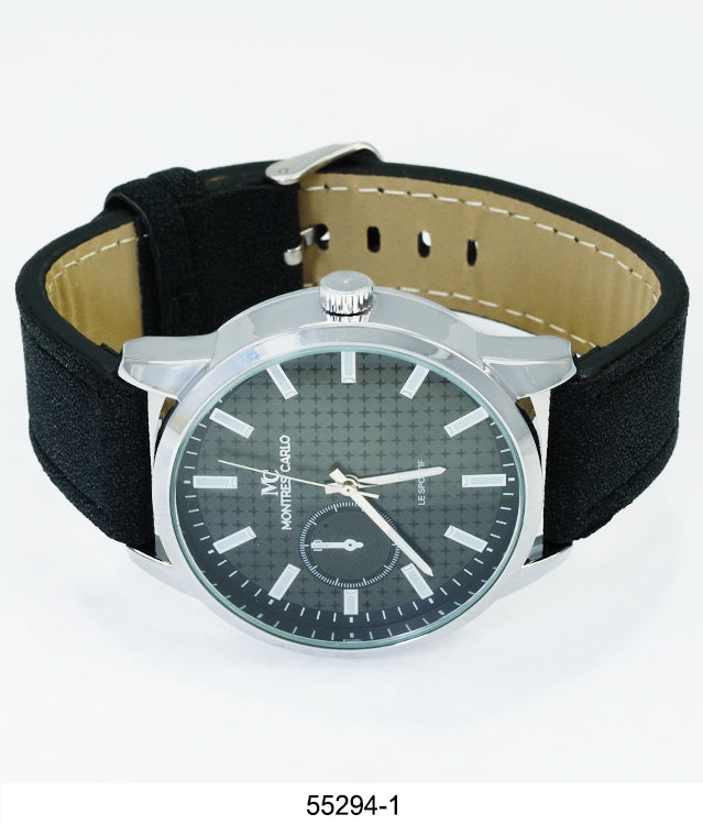 5529 - Vegan Leather Band Watch