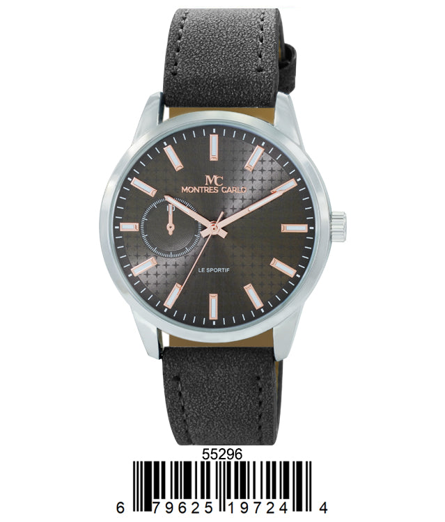 5529 - Vegan Leather Band Watch