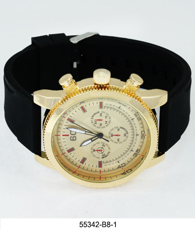 5534-B8 - Prepacked Silicon Band Watch