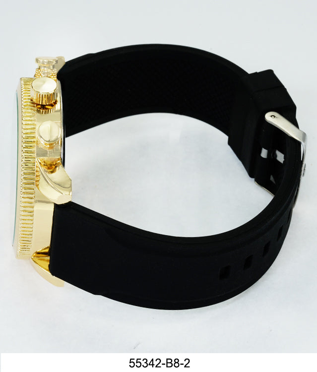 5534-B8 - Prepacked Silicon Band Watch