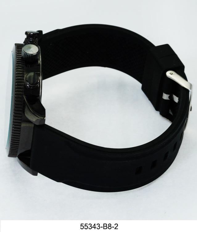 5534-B8 - Prepacked Silicon Band Watch