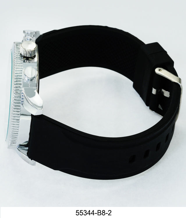 5534-B8 - Prepacked Silicon Band Watch