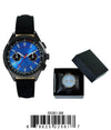 5536-B8-Gift Boxed Faux Leather Band Watch