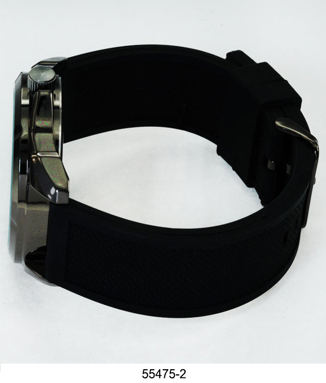 5547-Montres Carlo Silicon Band Watch