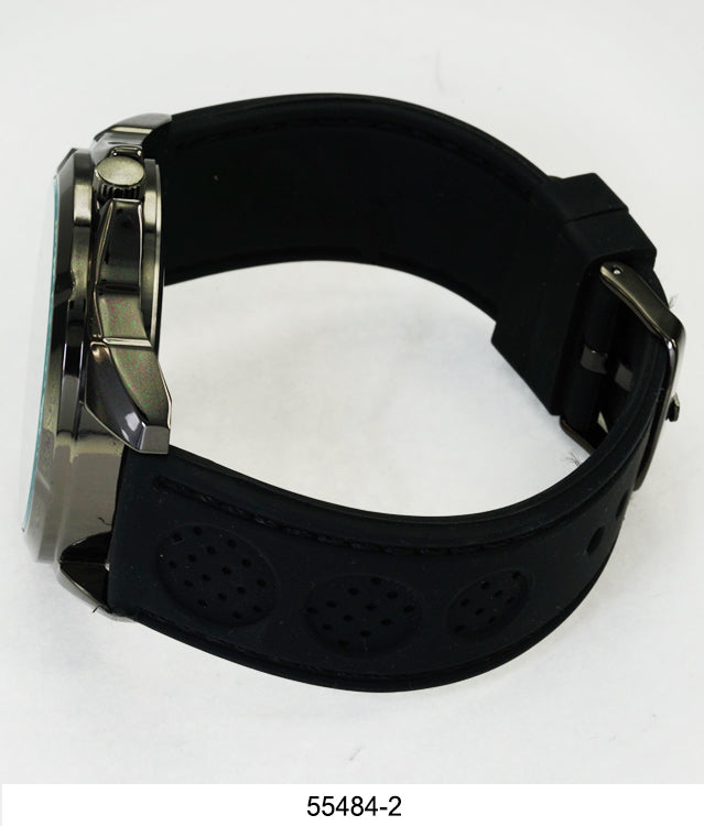 5548-Montres Carlo Silicon Band Watch