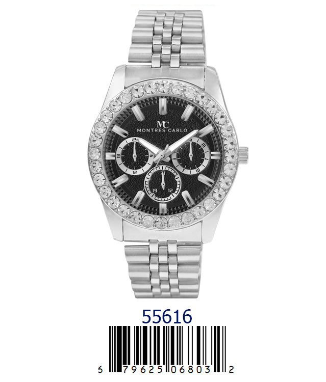 5561-Montres Carlo Metal Band Watch