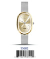 5568-Montres Carlo Mesh Band Watch