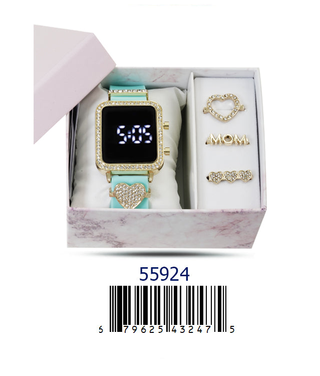 5592-B Gift Boxed LED Watch