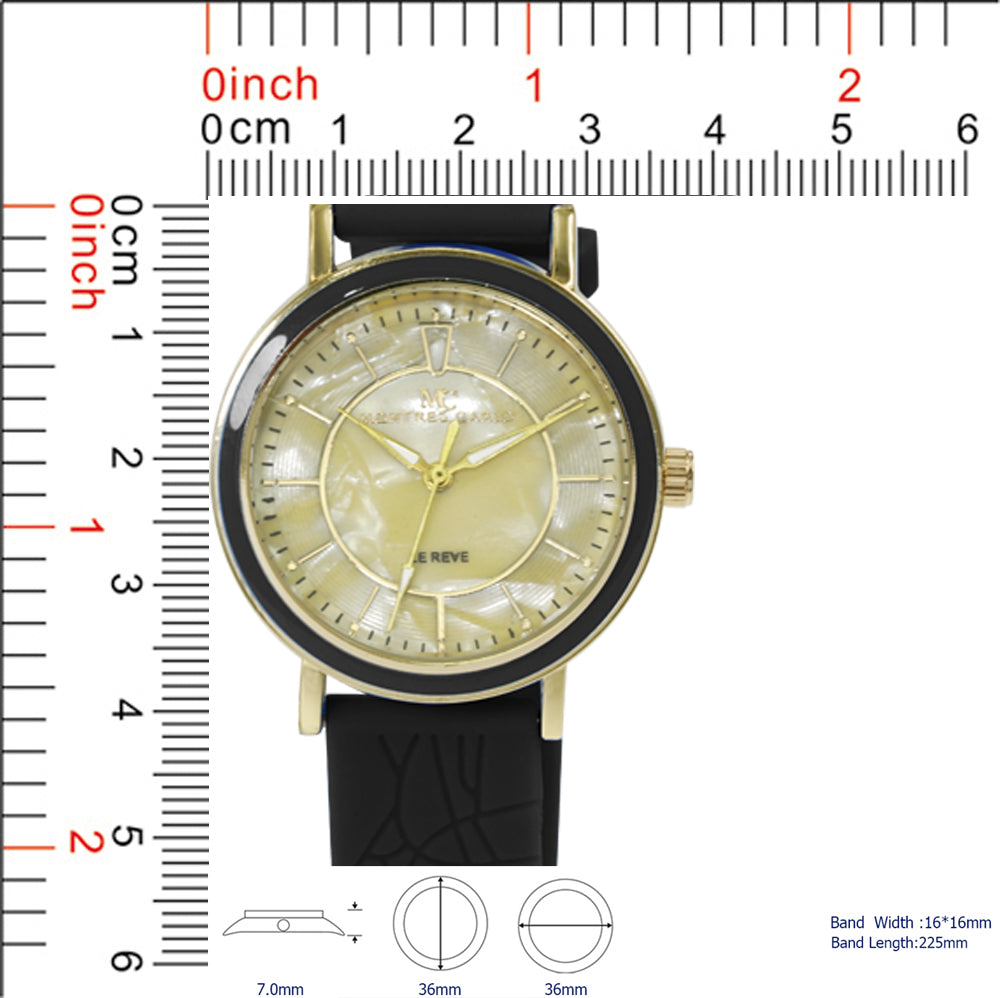 5596-Montres Carlo Silicon Band Watch