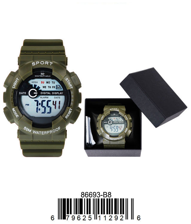 8669 - Digital Watch