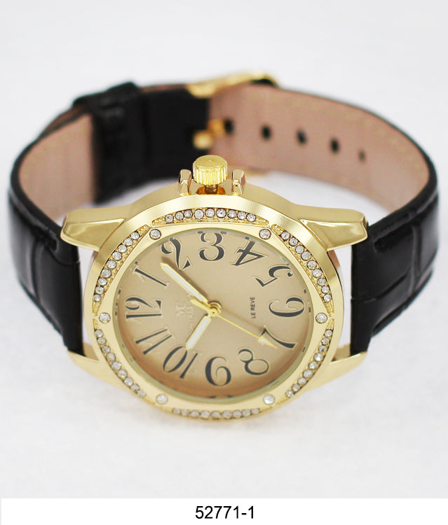 5277 - Vegan Leather Band Watch